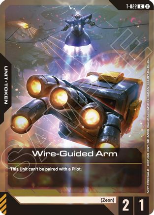 Wire-Guided Arm (T-022) Token (Left Hand) (World Championship Regionals 26-27 Season 2) (T-022) [Gundam Promotional Cards] Holofoil