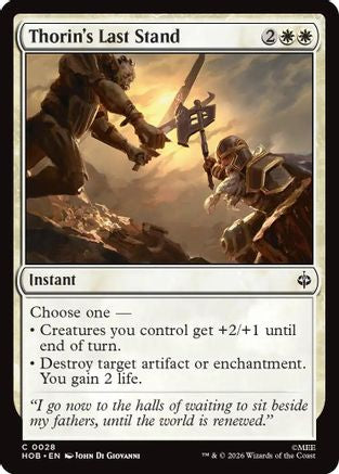 Thorin's Last Stand [The Hobbit] Foil