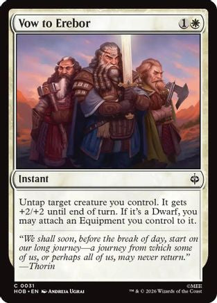 Vow to Erebor [The Hobbit] Foil