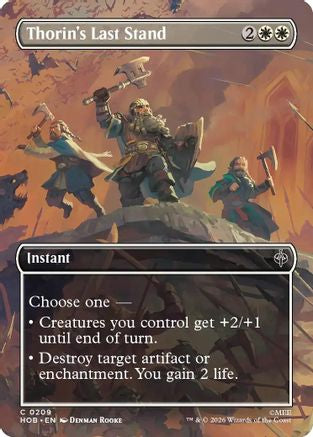 Thorin's Last Stand (Borderless) [The Hobbit] Foil