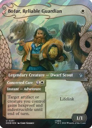 Bofur, Reliable Guardian (Showcase) (Surge Foil) [The Hobbit] Foil