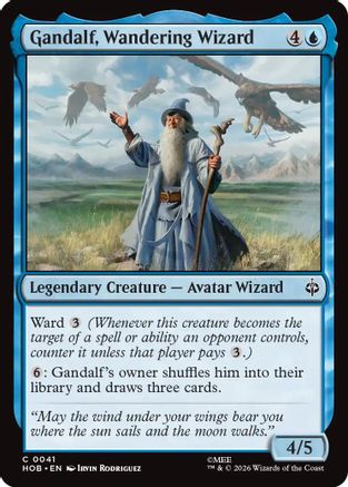 Gandalf, Wandering Wizard [The Hobbit] Foil