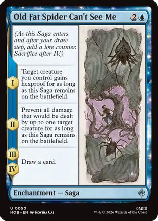 Old Fat Spider Can't See Me [The Hobbit] Foil