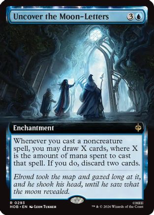 Uncover the Moon-Letters (Extended Art) [The Hobbit] Foil