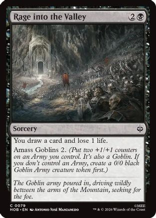 Rage into the Valley [The Hobbit] Foil