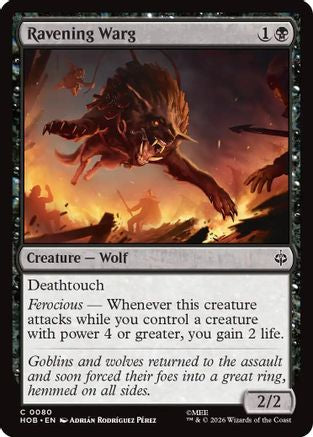 Ravening Warg [The Hobbit] Foil