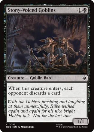 Stony-Voiced Goblins [The Hobbit]
