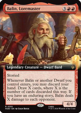 Balin, Loremaster (Extended Art) [The Hobbit]