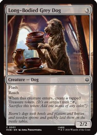 Long-Bodied Grey Dog [The Hobbit]