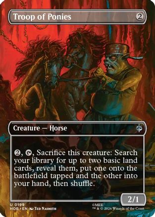 Troop of Ponies (Borderless) [The Hobbit] Foil