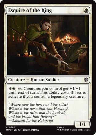 Esquire of the King [The Hobbit: Eternal-Legal]