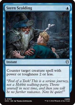 Stern Scolding [The Hobbit: Eternal-Legal]