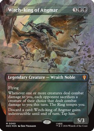 Witch-king of Angmar (Borderless) (Surge Foil) [The Hobbit: Eternal-Legal] Foil