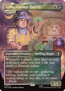 Lotho, Corrupt Shirriff (Borderless) (Surge Foil) [The Hobbit: Eternal-Legal] Foil