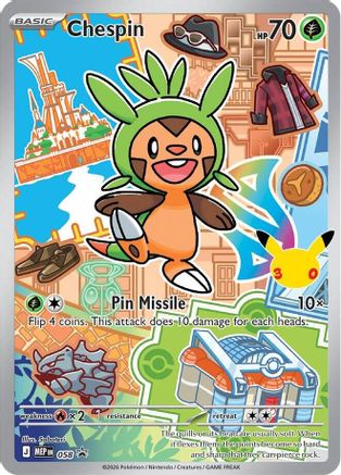 Chespin 058 [First Partner Collection 2026]  - Holofoil