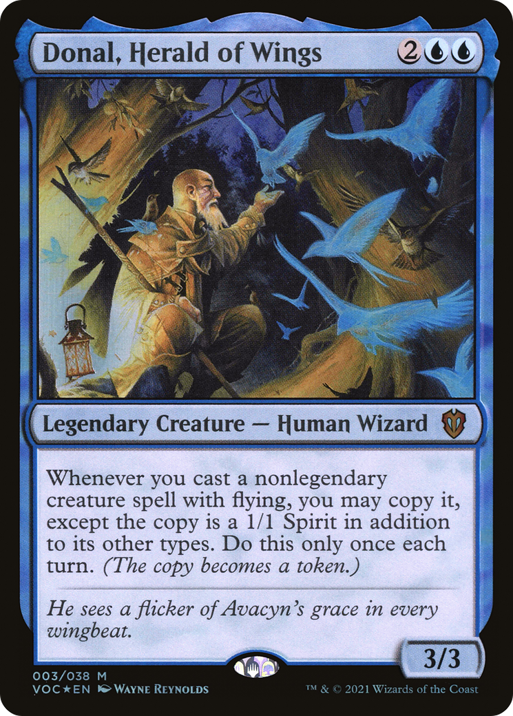 Donal, Herald of Wings [Crimson Vow Commander]