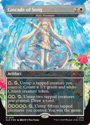 Cascade of Song - Halo Fountain [Secret Lair Drop Series] Foil