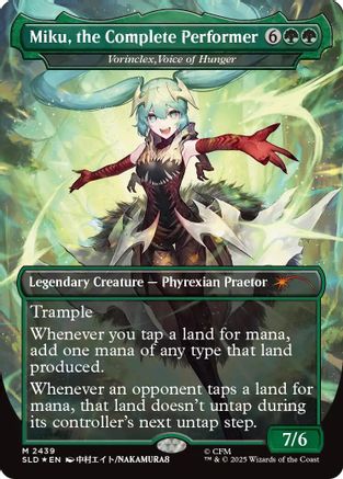 Miku, the Complete Performer - Vorinclex, Voice of Hunger [Secret Lair Drop Series] Foil
