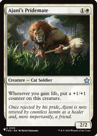 Ajani's Pridemate (FDN) [The List Reprints]