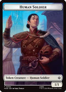 Human Soldier // Treasure (0013) Double-Sided Token [The Hobbit] Foil