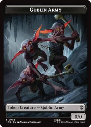Goblin Army (0003) // Wolf Double-Sided Token [The Hobbit]