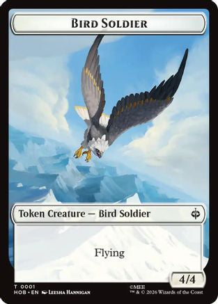 Bird Soldier // Axe Double-Sided Token [The Hobbit] Foil