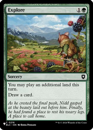 Explore (BLC) [The List Reprints]