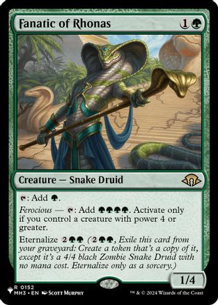 Fanatic of Rhonas [The List Reprints]