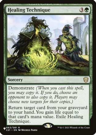 Healing Technique [The List Reprints]
