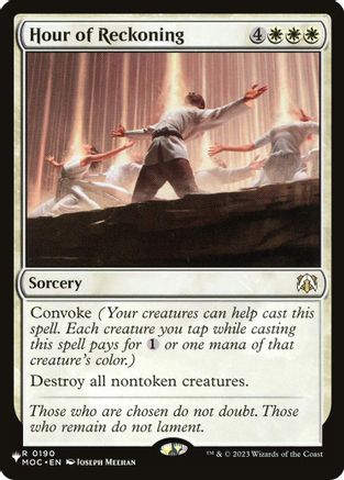 Hour of Reckoning (MOC) [The List Reprints]