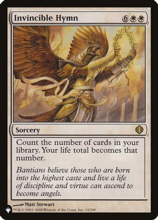 Invincible Hymn [The List Reprints]