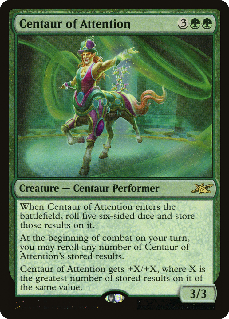 Centaur of Attention (Galaxy Foil) - Unfinity Foil