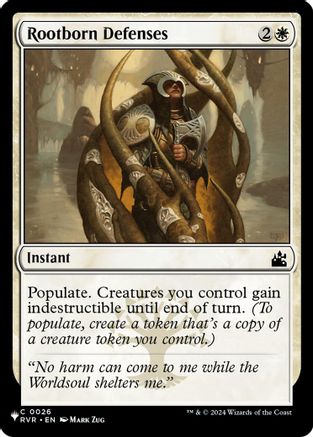 Rootborn Defenses (RVR) [The List Reprints]