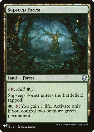 Sapseep Forest [The List Reprints]