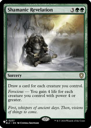 Shamanic Revelation (BLC) [The List Reprints]