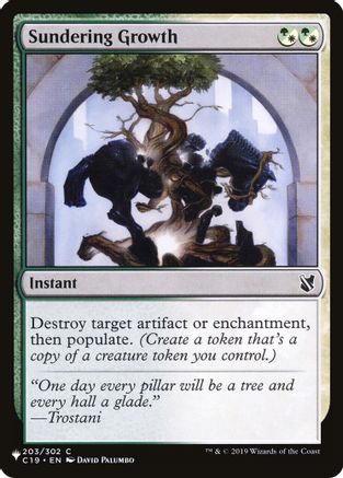 Sundering Growth [The List Reprints]