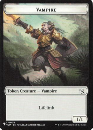 Vampire // Horse Double-Sided Token [The List Reprints]