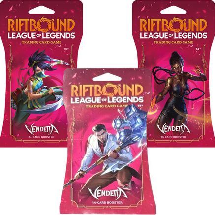 Vendetta - Sleeved Booster Pack Art Bundle [Set of 3]
