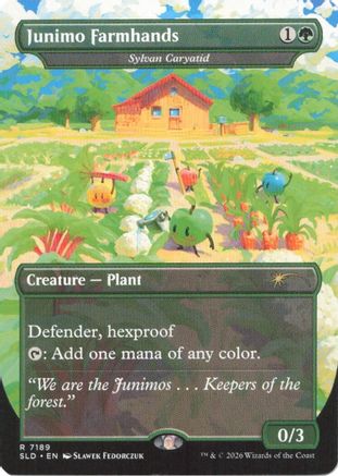 Junimo Farmhands - Sylvan Caryatid [Secret Lair Drop Series] Foil
