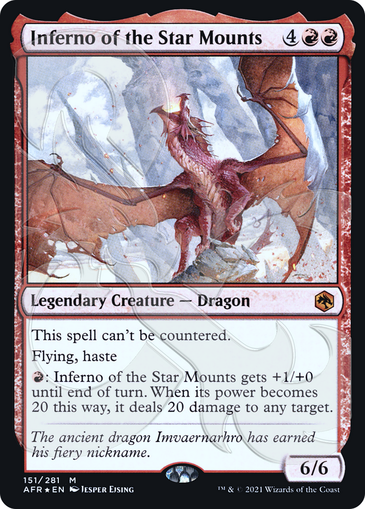 Inferno of the Star Mounts [Adventures in the Forgotten Realms Promos] Foil