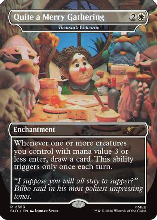 Quite a Merry Gathering - Tocasia's Welcome [Secret Lair Drop Series] Foil