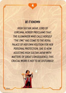 Reign of Jafar Lore Card (4 of 19)  [Reign of Jafar]