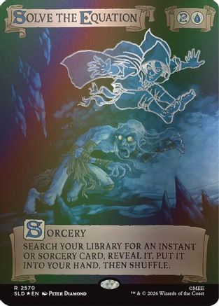 Solve the Equation (2570) (Out Of Sight Foil) [Secret Lair Drop Series] Foil
