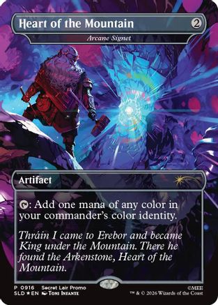 Heart of the Mountain - Arcane Signet [Secret Lair Drop Series] Foil