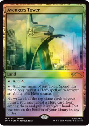 Avengers Tower [Unique and Miscellaneous Promos] Foil