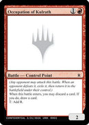Occupation of Kulrath [Un-Known Event Playtest Cards]