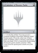 A Container of Booster Packs [Un-Known Event Playtest Cards]
