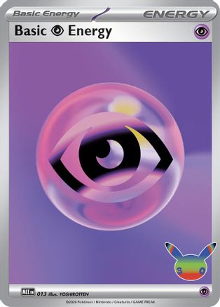 Basic Psychic Energy (30th Celebration) 013 [MEE Mega Evolution Energies]  - Holofoil