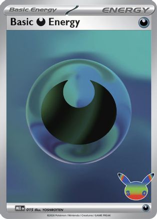 Basic Darkness Energy (30th Celebration) 015 [MEE Mega Evolution Energies]  - Holofoil