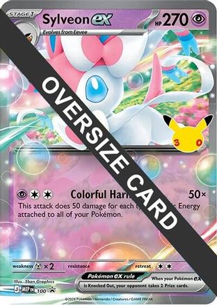 Sylveon ex (30th Celebration) 100 [Jumbo Cards]